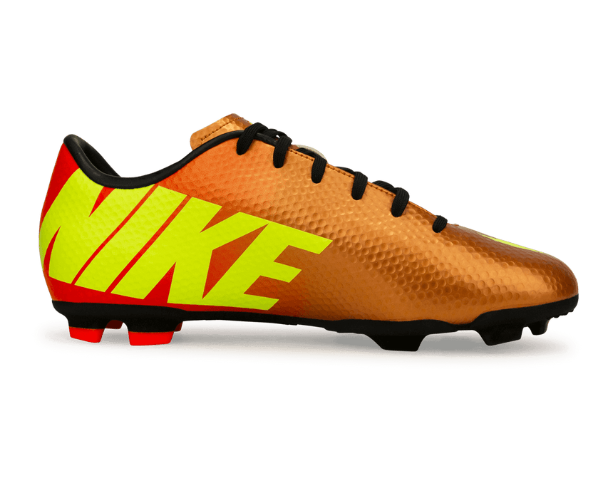 Nike Kids Mercurial Victory IV FG Soccer Cleats Sunset/Total Crimson Side
