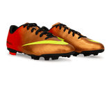 Nike Kids Mercurial Victory IV FG Soccer Cleats Sunset/Total Crimson Together