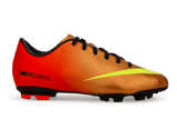 Nike Kids Mercurial Victory IV FG Soccer Cleats Sunset/Total Crimson