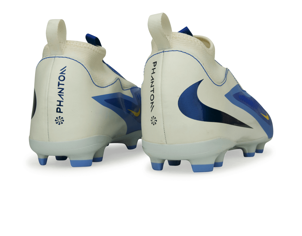 Nike Kids Phantom 6 High Academy FG LV8 Racer Blue/Dark Obsidian Back