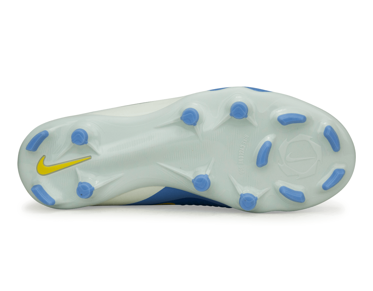 Nike Kids Phantom 6 High Academy FG LV8 Racer Blue/Dark Obsidian Sole