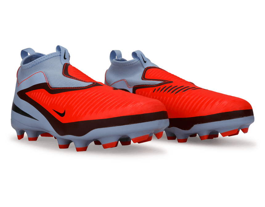 Nike Kids Phantom 6 High Academy FG/MG Royal Tint/Bright Crimson Together