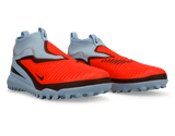 Nike Kids Phantom 6 High Academy TF Royal Tint/Black/Bright Crimson Together