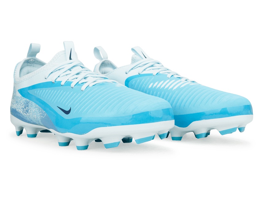 Nike Kids Phantom 6 Low Academy FG/MG Erling Haaland Baltic Blue/Glacier Blue Pair