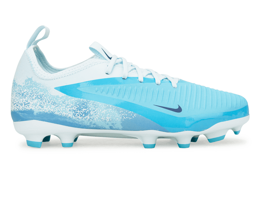 Nike Kids Phantom 6 Low Academy FG/MG Erling Haaland Baltic Blue/Glacier Blue