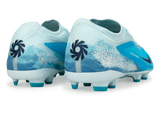 Nike Kids Phantom 6 Low Pro Erling Haaland FG/MG White/Blue Heel