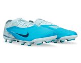Nike Kids Phantom 6 Low Pro Erling Haaland FG/MG White/Blue Pair