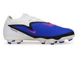 Nike Kids Phantom 6 Low Pro FG/MG Racer Blue/Pink Blast Side