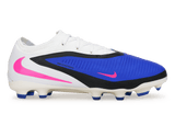 Nike Kids Phantom 6 Low Pro FG/MG Racer Blue/Pink Blast