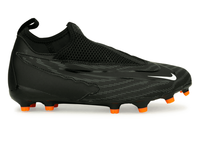 Nike Kids Phantom GX Academy DF FG MG Black Smoke Grey Azteca Soccer