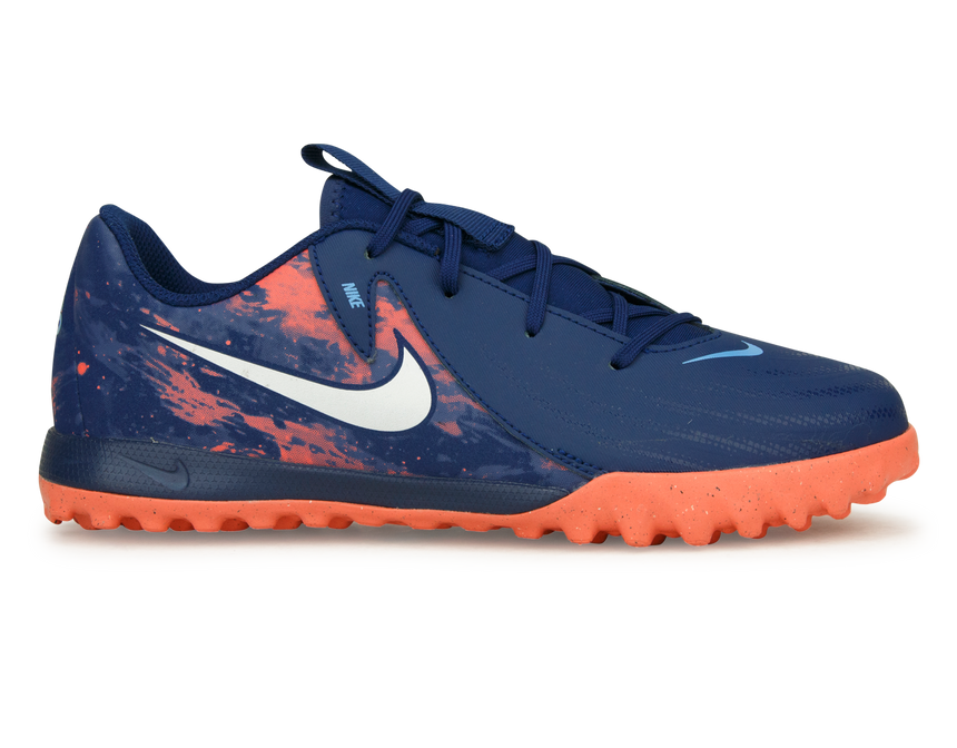 Nike Kids Phantom GX II Academy II TF Erling Haaland Blue Void/Chrome