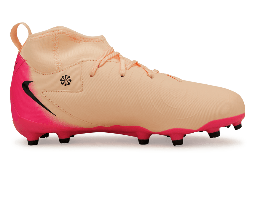 Nike Kids Phantom Luna II Academy FG/MG Crimson Tint/Pink Blast Side