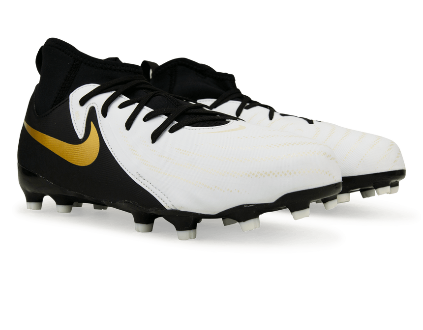 Nike Kids Phantom Luna II Academy FG White/Black/Gold Together