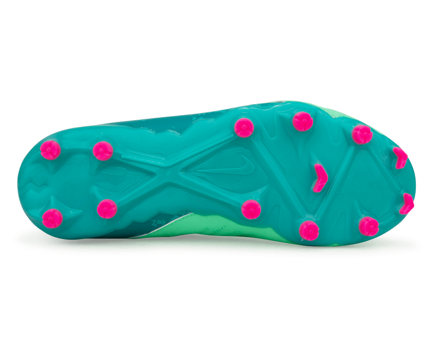 Nike Kids Phantom Luna II Academy LV8 FG/MG Green Glow/Black Sole