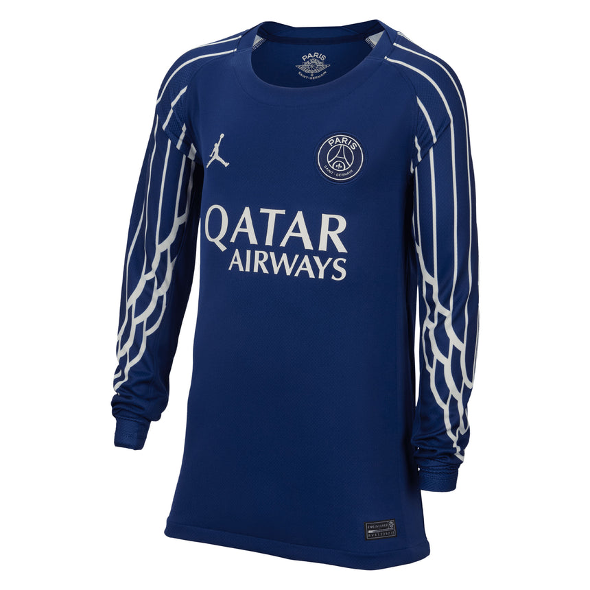 Nike Kids PSG 2024/25 Fourth Jersey Blue/White Front