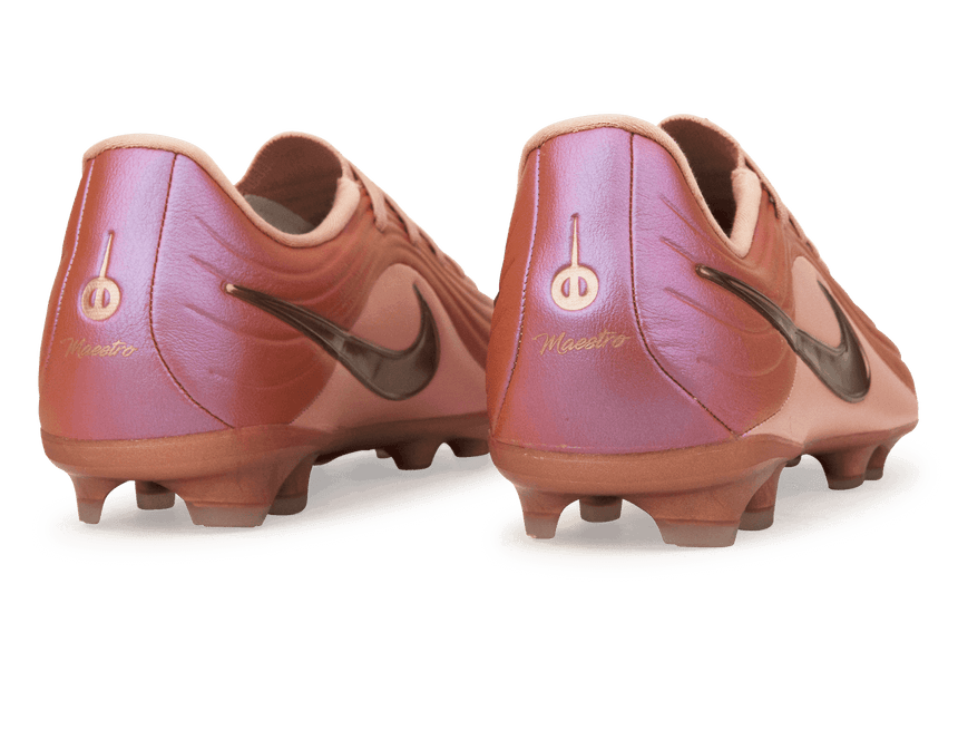Nike Kids Tiempo Academy FG/MG LE Red Bronze/Rose Gold Rear