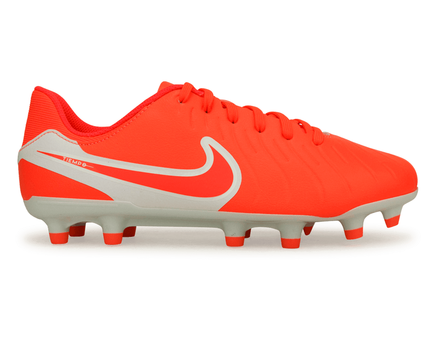 Nike Kids Tiempo Legend 10 Academy FG/MG HotLava/White