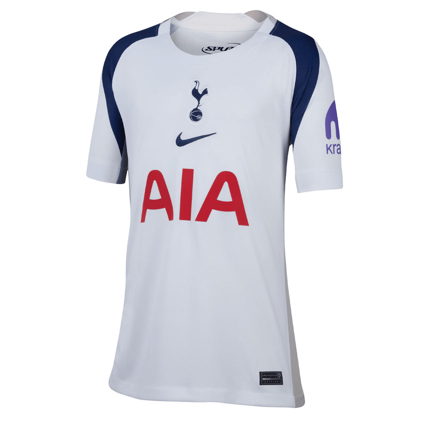 Nike Kids Tottenham Hotspur 2025/26 Home Jersey White Front