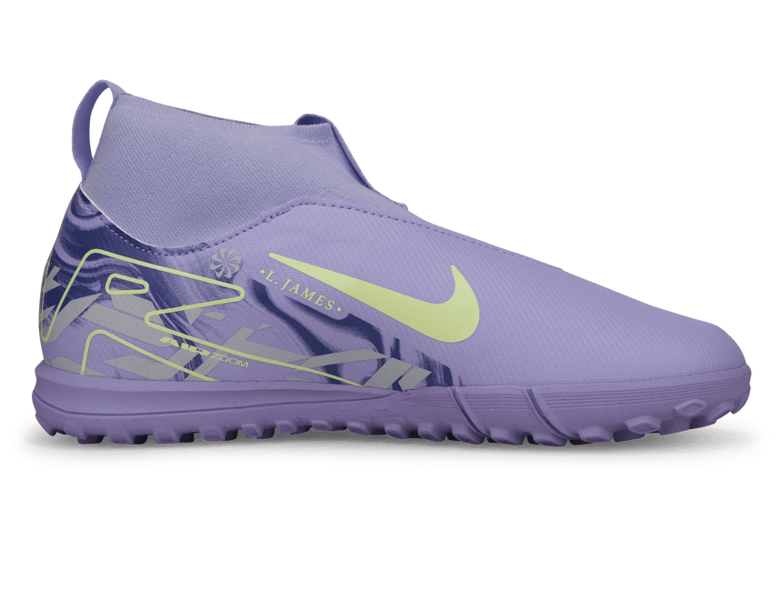Nike Kids United Mercurial Superfly 10 Academy TF Purple Agate/Barley Volt Side