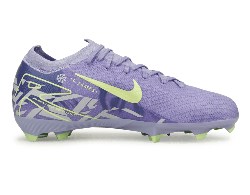 Nike Kids United Mercurial Vapor 16 Pro FG Purple Agate/Barely Volt Side