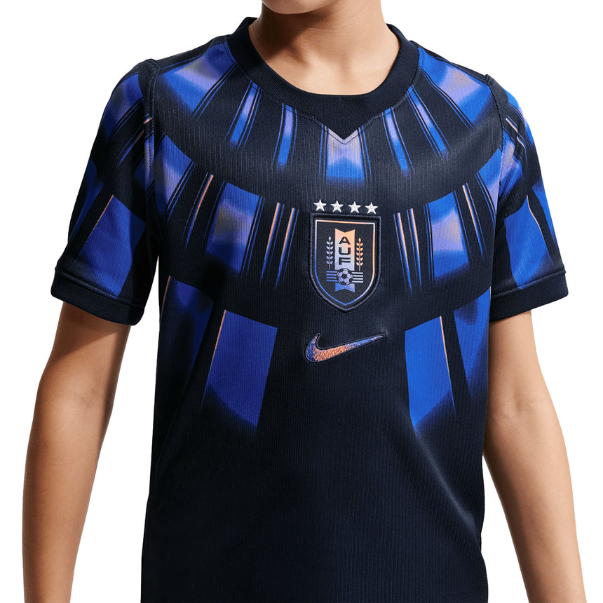Nike Kids Uruguay World Cup 2026 Away Jersey Blue Neck