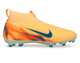 Nike Kids Zoom Mercurial Superfly 10 Academy 'Kylian Mbape' FG Melon Tint/Igloo Side