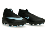 Nike Kids Zoom Mercurial Superfly 10 Academy FG/MG Black/Ice Blue Together