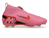 Nike Kids Zoom Mercurial Superfly 10 Academy FG/MG Magic Flamingo/Black Side