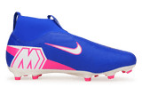Nike Kids Zoom Mercurial Superfly 10 Academy FG/MG Racer Blue/White