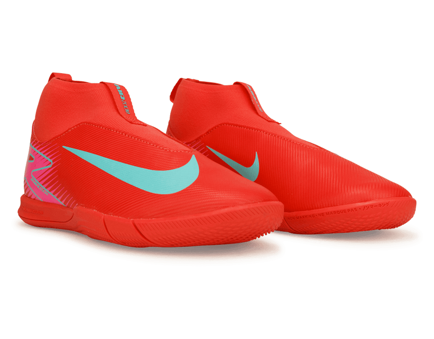 Nike Kids Zoom Mercurial Superfly 10 Academy IC Ember Glow/Aurora Green Together