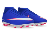 Nike Kids Zoom Mercurial Superfly 10 Club FG/MG Racer Blue/White Together