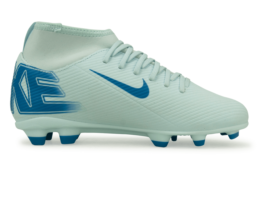 Nike Kids Zoom Mercurial Superfly 10 Club FG/MG Glacier Blue/Blue Orbit Side