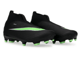 Nike Kids Zoom Mercurial Superfly 11 Academy FG/MG Black/Illusion Green Pair
