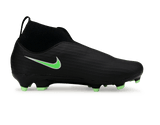 Nike Kids Zoom Mercurial Superfly 11 Academy FG/MG Black/Illusion Green Side
