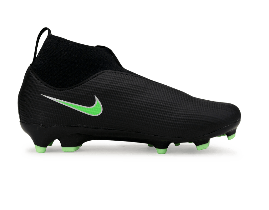 Nike Kids Zoom Mercurial Superfly 11 Academy FG/MG Black/Illusion Green Side