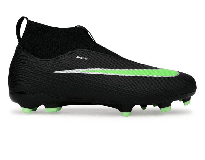 Nike Kids Zoom Mercurial Superfly 11 Academy FG/MG Black/Illusion Green