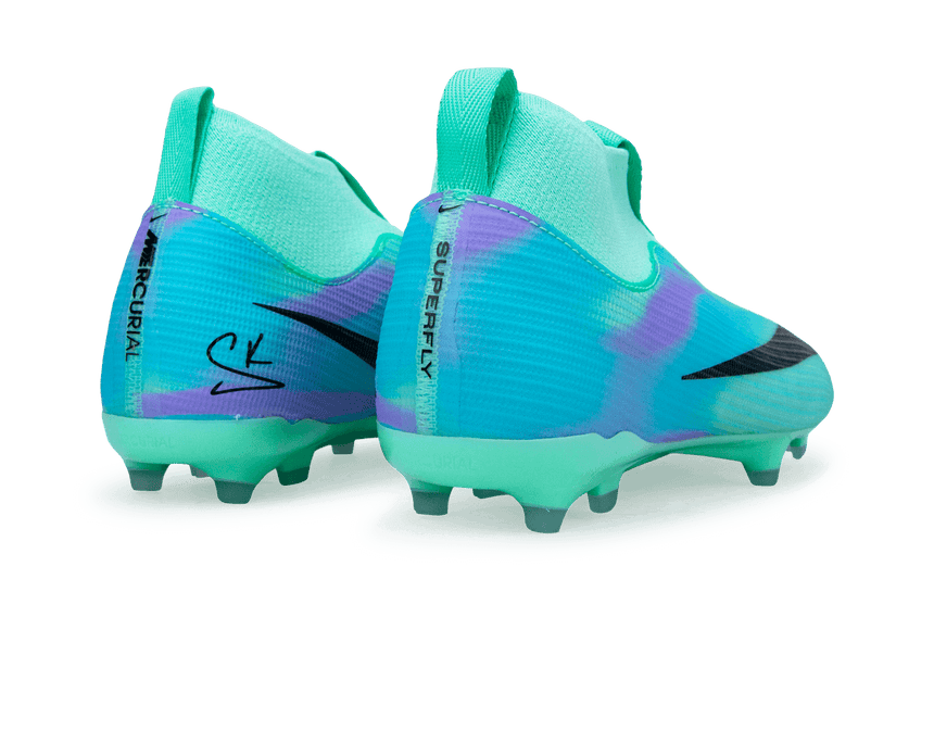 Nike Kids Zoom Mercurial Superfly 11 Academy Sam Kerr FG/MG Green Glow/Black Heel