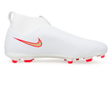 Nike Kids Zoom Mercurial Superfly 11 Academy FG/MG White/Bright Crimson Side