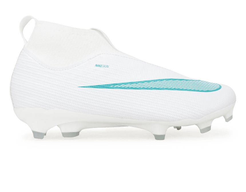 Nike Kids Zoom Mercurial Superfly 11 Academy FG/MG White/Dusty Cactus