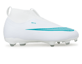 Nike Kids Zoom Mercurial Superfly 11 Academy FG/MG White/Dusty Cactus