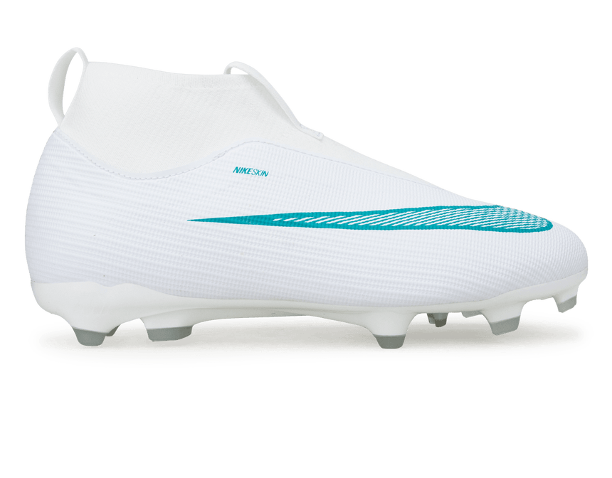 Nike Kids Zoom Mercurial Superfly 11 Academy FG/MG White/Dusty Cactus