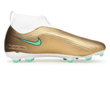 Nike Kids Zoom Mercurial Superfly 11 Academy Kylian Mbappe FG/MG Metallic Gold Side