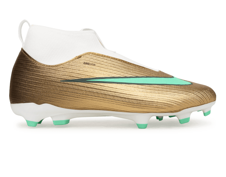 Nike Kids Zoom Mercurial Superfly 11 Academy Kylian Mbappe FG/MG Metallic Gold