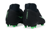 Nike Kids Zoom Mercurial Superfly 11 Club FG/MG Black/Illusion Green Rear