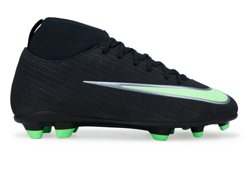 Nike Kids Zoom Mercurial Superfly 11 Club FG/MG Black/Illusion Green