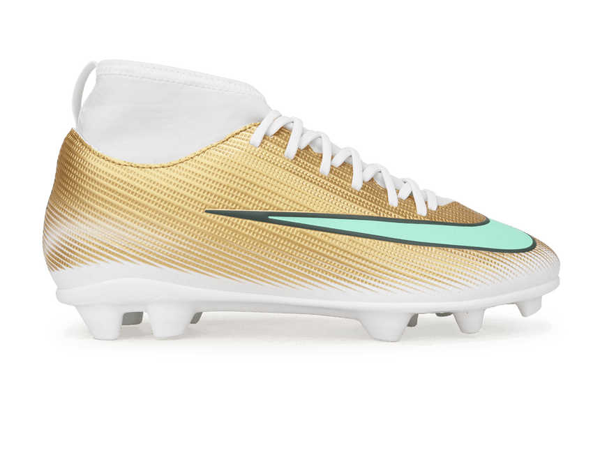 Nike Kids Zoom Mercurial Superfly 11 Club Kylian Mbappe FG/MG Metallic Gold