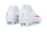 Nike Kids Zoom Mercurial Superfly 11 Club FG/MG White/Bright Crimson Rear
