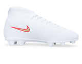 Nike Kids Zoom Mercurial Superfly 11 Club FG/MG White/Bright Crimson Side