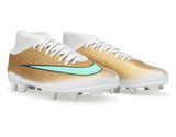 Nike Kids Zoom Mercurial Superfly 11 Club Kylian Mbappe FG/MG Metallic Gold Pair