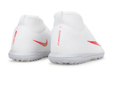 Nike Kids Zoom Mercurial Superfly 11 Club TF White/Blur Bright Crimson Rear